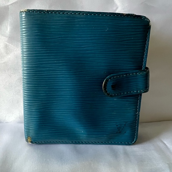 Louis Vuitton Handbags - Louis Vuitton Teal Epi Textured Wallet